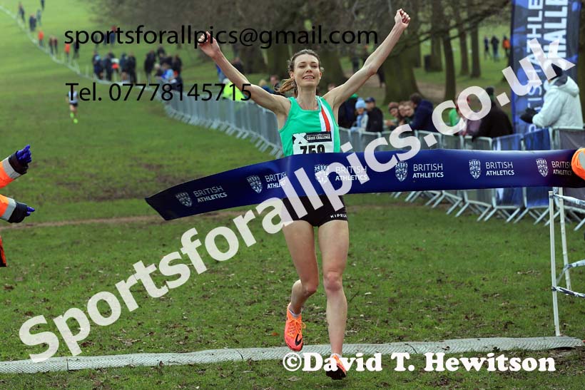 Senior Women, 2024 CAU Inter Counties Cross Country Champs., Wollaton Park, Nottingham. Photo: David T. Hewitson/Sports for All Pics